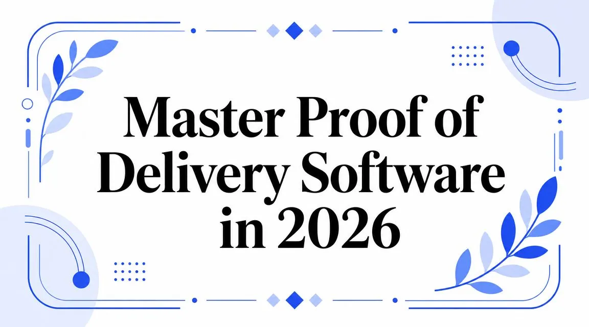 Master Proof of Delivery Software in 2026