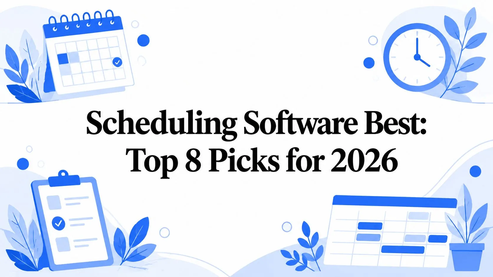Scheduling Software Best: Top 8 Picks for 2026