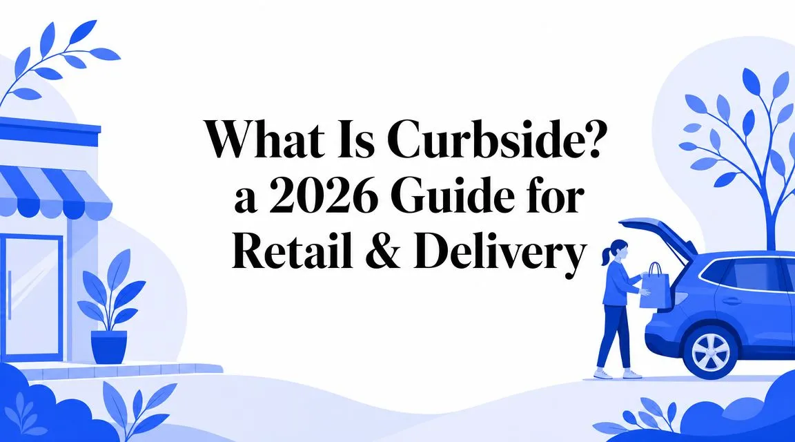 What Is Curbside? A 2026 Guide for Retail & Delivery